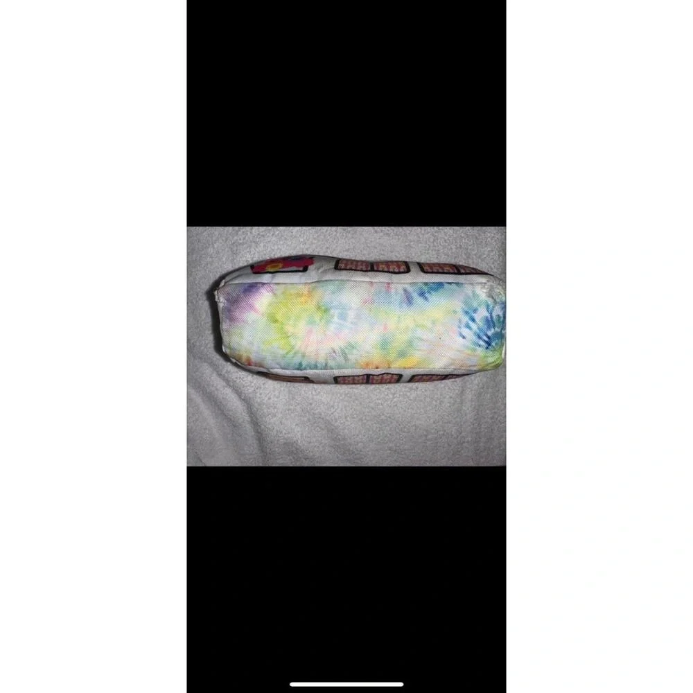 Bark box dog toy peace fluff bus van‎ tiedye squeak crinkle large barkbox